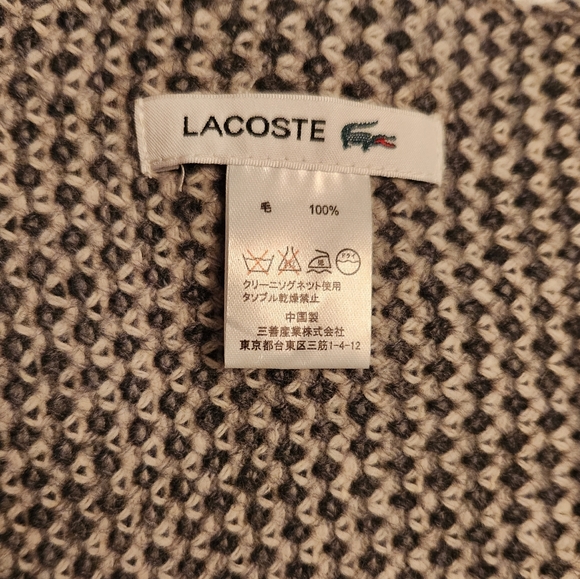 Lacoste Large Winter Scarf - Picture 3 of 4